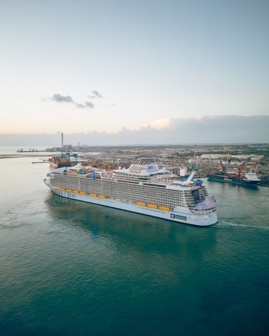 white cruise ship on sea